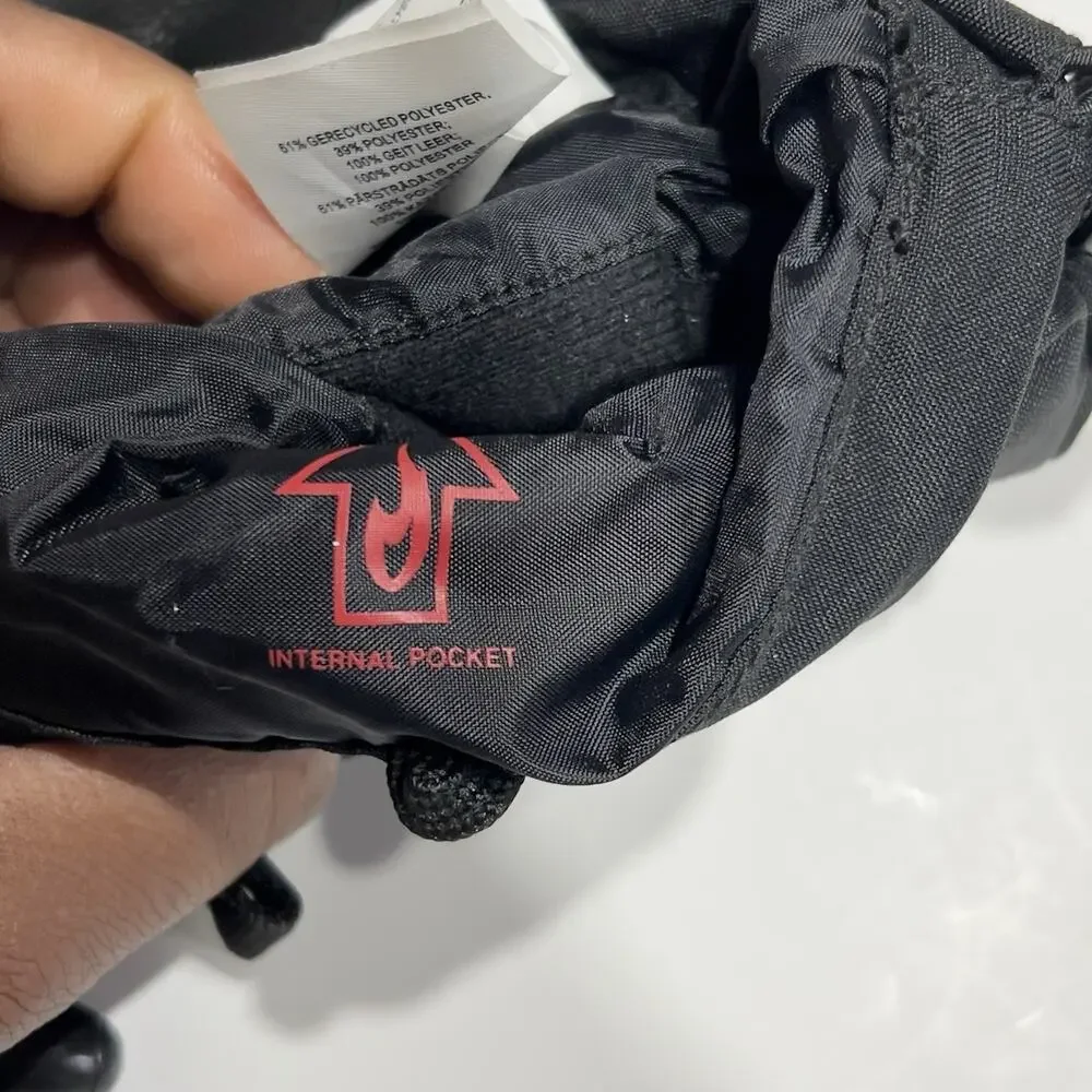 Dakine Tahoe Women's Gloves Size S Black Leather Ski Snowboard Warm Winter 6.5